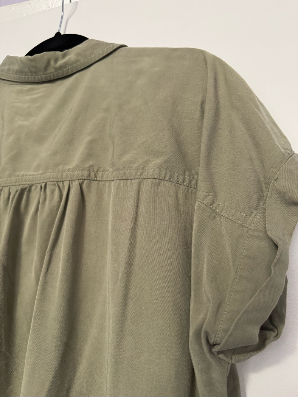 Maurices Olive Button-Up Shirt - Picture 7 of 10